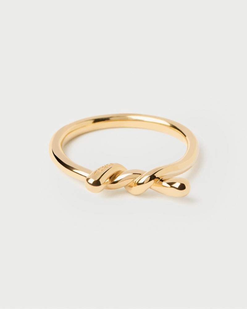 PDPAOLA 18K Gold Plated Silver Ring/ AN01-D23-14