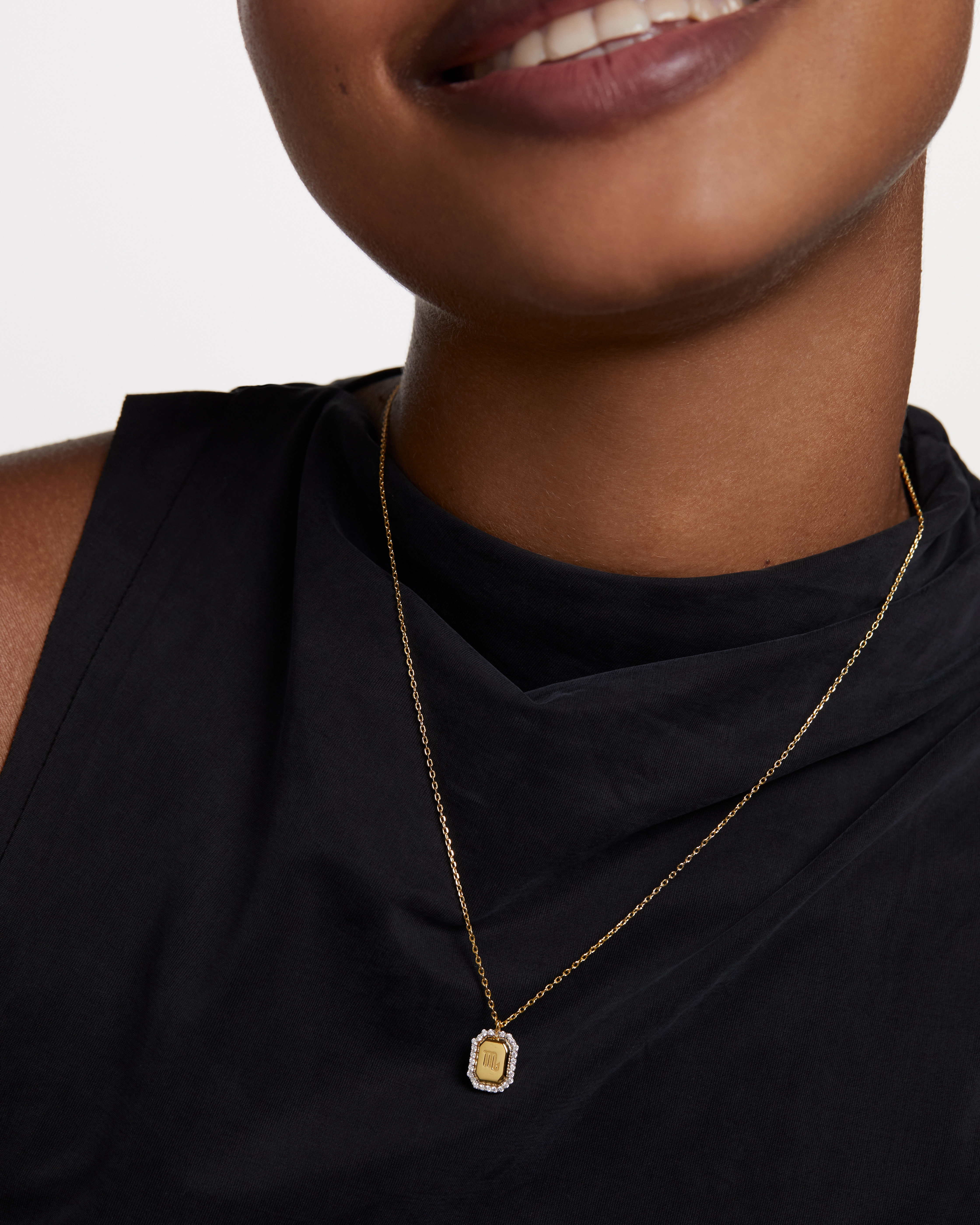 PDPAOLA 18K Gold Plated Silver Necklace / Scorpio / CO01-575-U