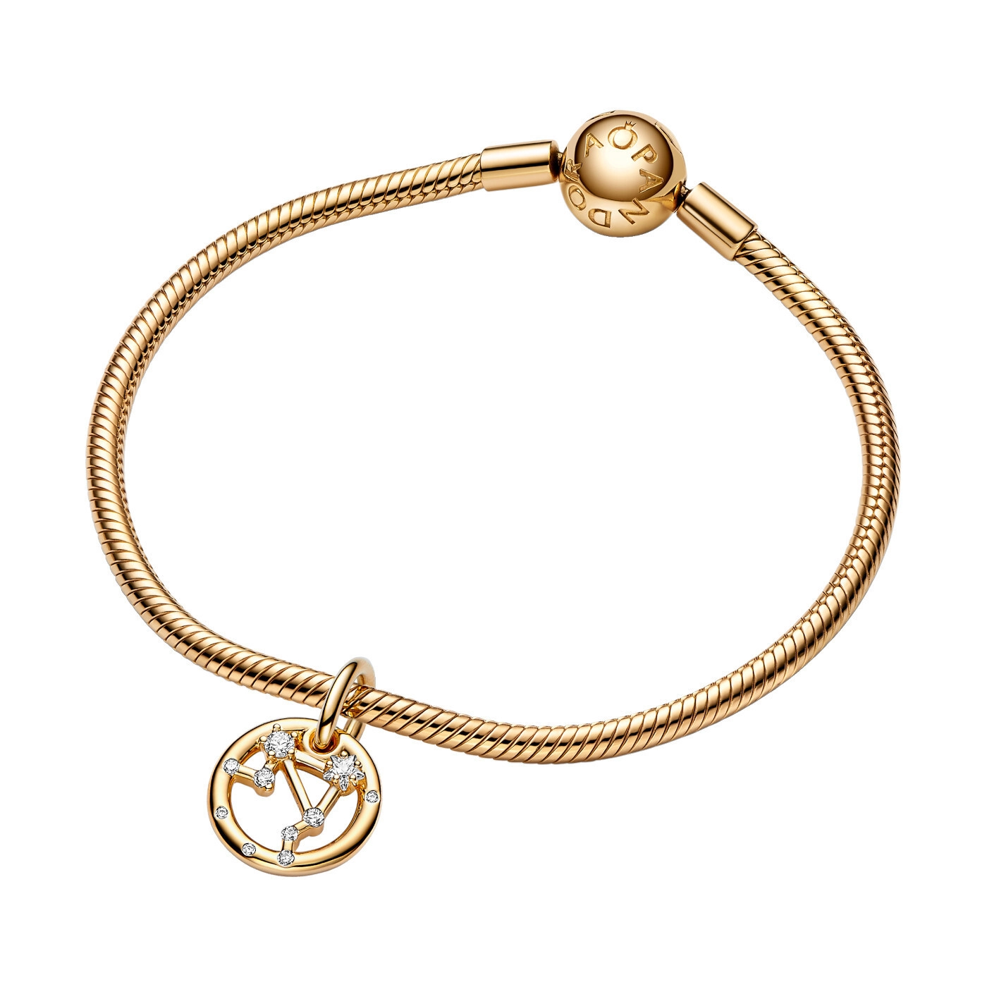 PANDORA Moments 14K Ոսկեպատ Արծաթյա Չարմ / Կշեռք / 762712C01