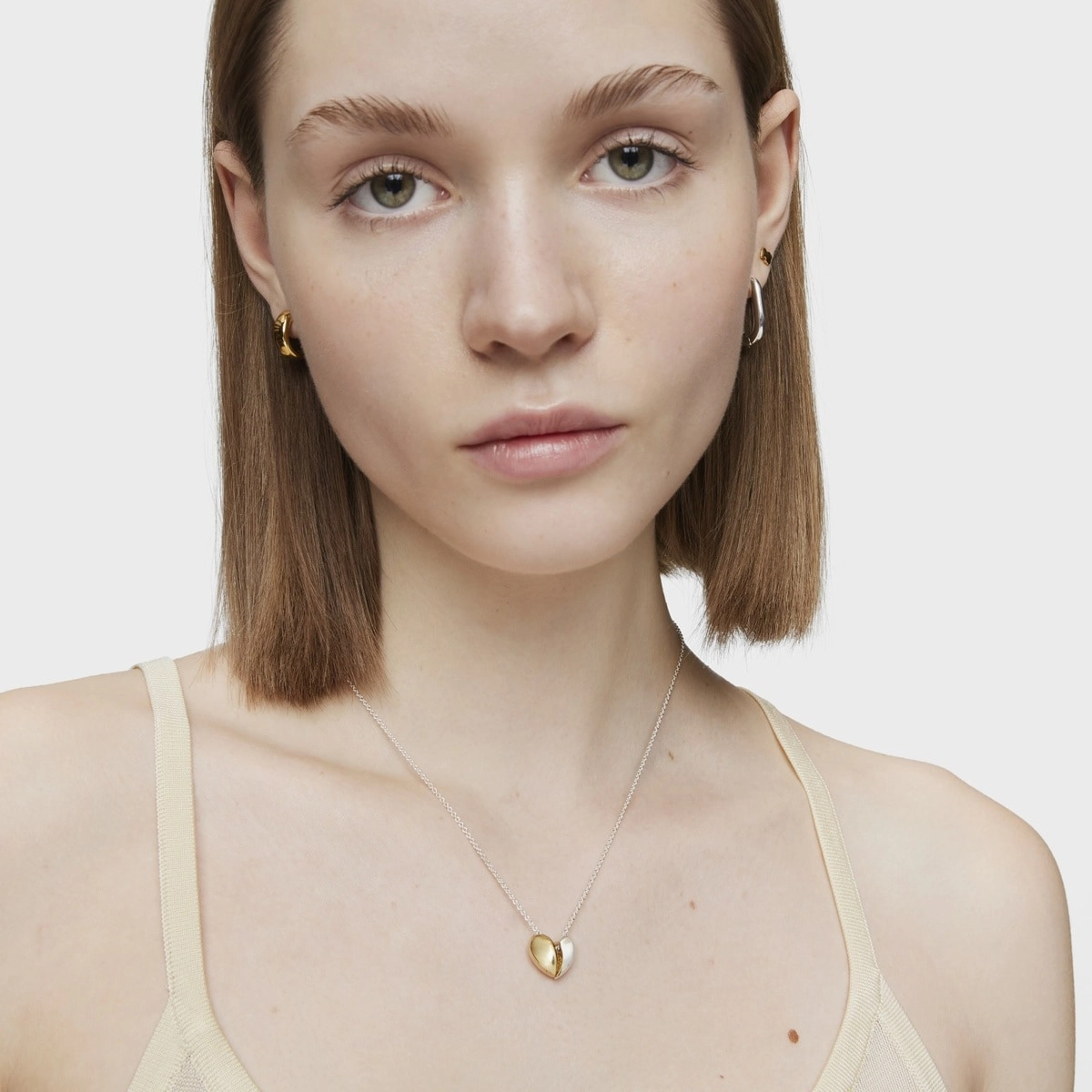 TOUS Серебряное ожерелье с позолотой 18K/1004099000