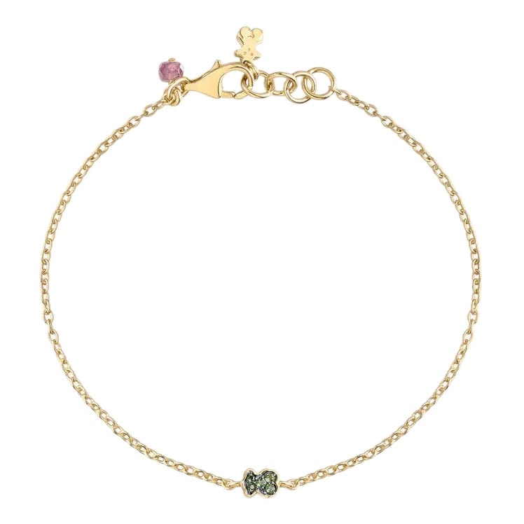 TOUS Серебряный браслет с 18K позолотой/214931580