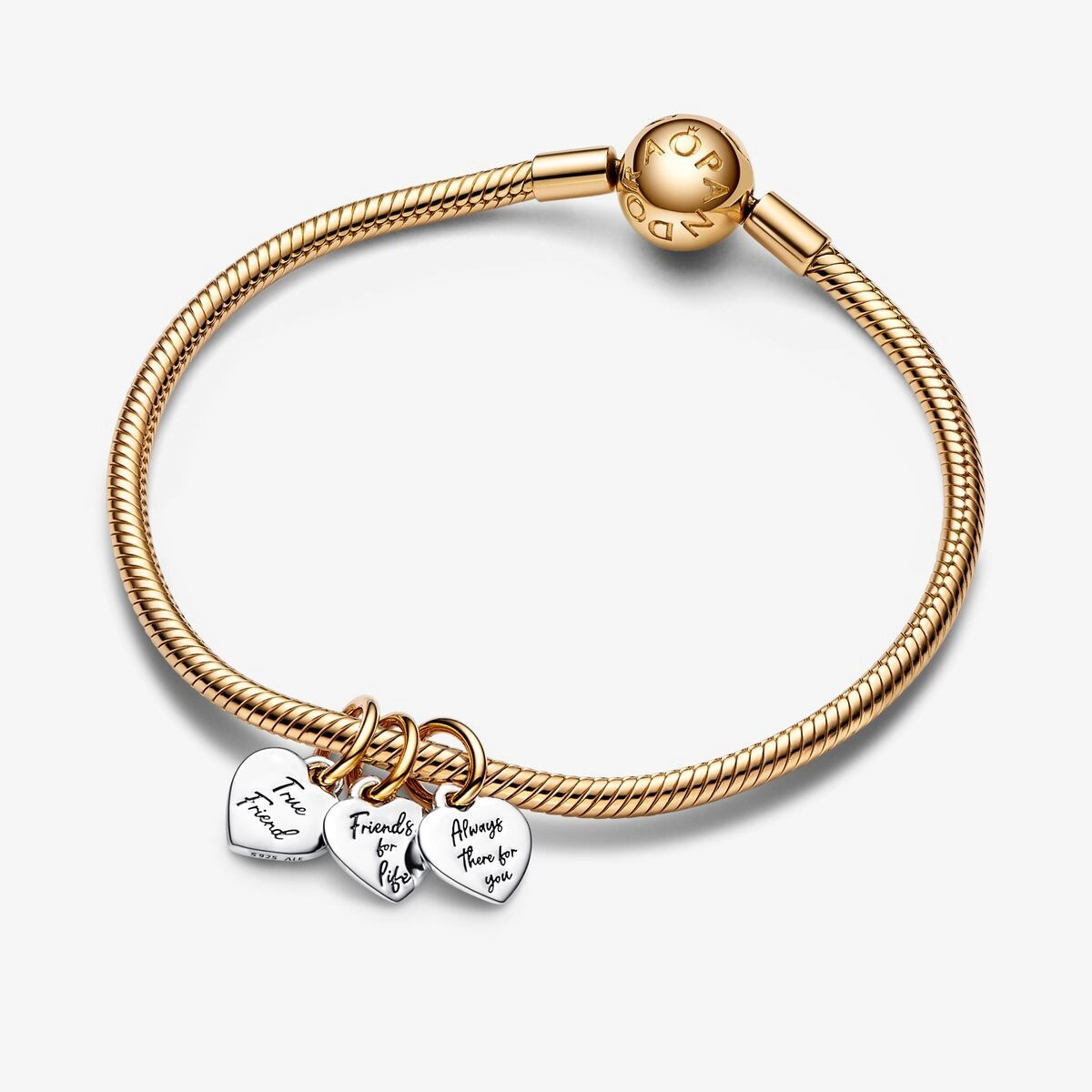 PANDORA Moments 14K Gold Plated Silver Charm/ 762722C00