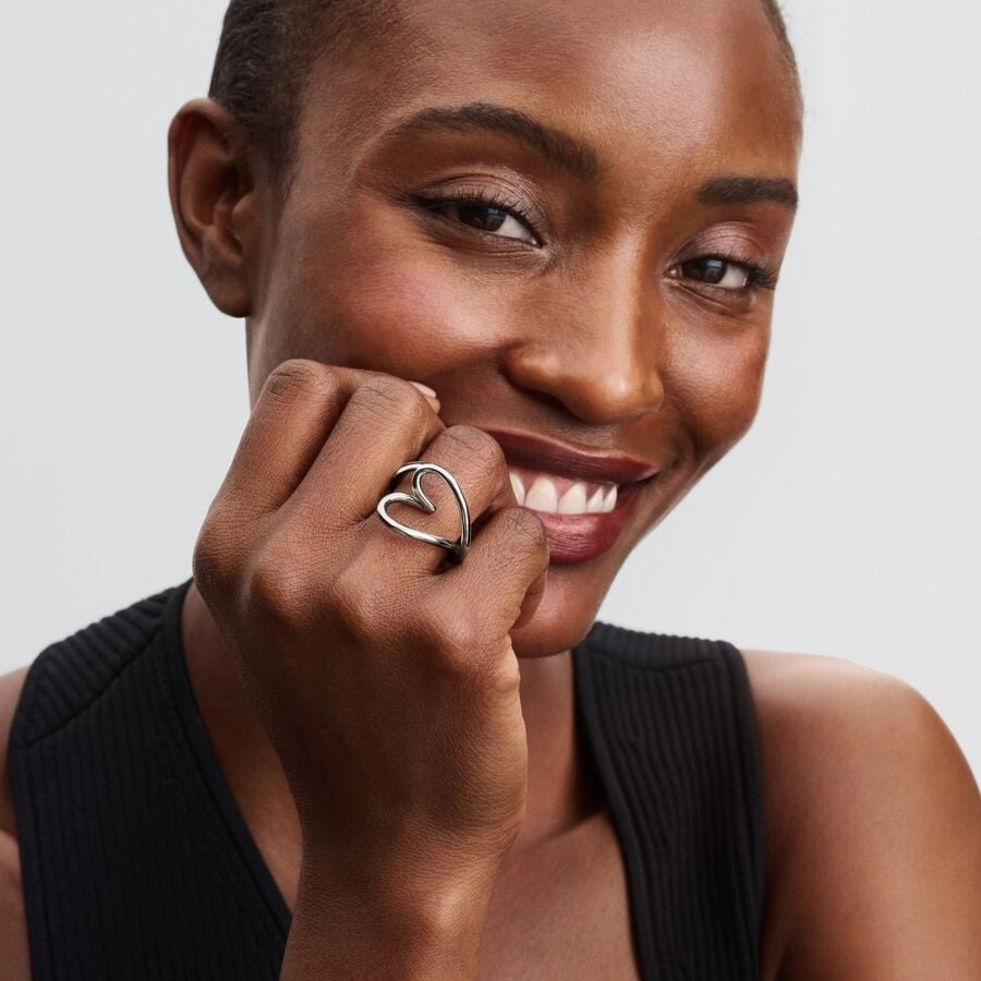 PANDORA 925 Sterling Silver Ring/193288C00-50