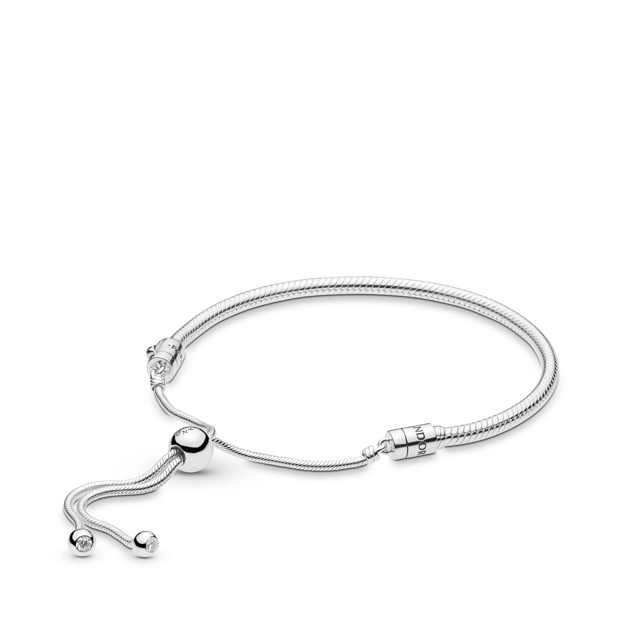 PANDORA Moments Silver Bracelet/ 597125CZ-2