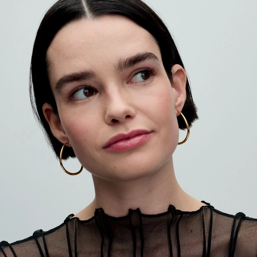 PANDORA Essence 14K Ոսկեպատ Արծաթյա Ականջօղ/ 263299C00