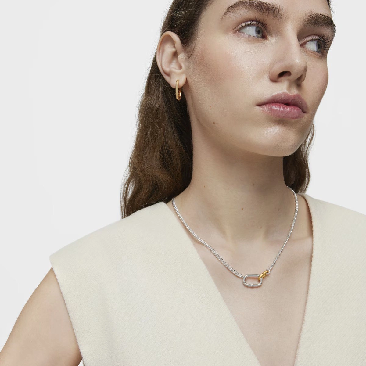 TOUS 18K Gold plated Silver Necklace/ 1004098700
