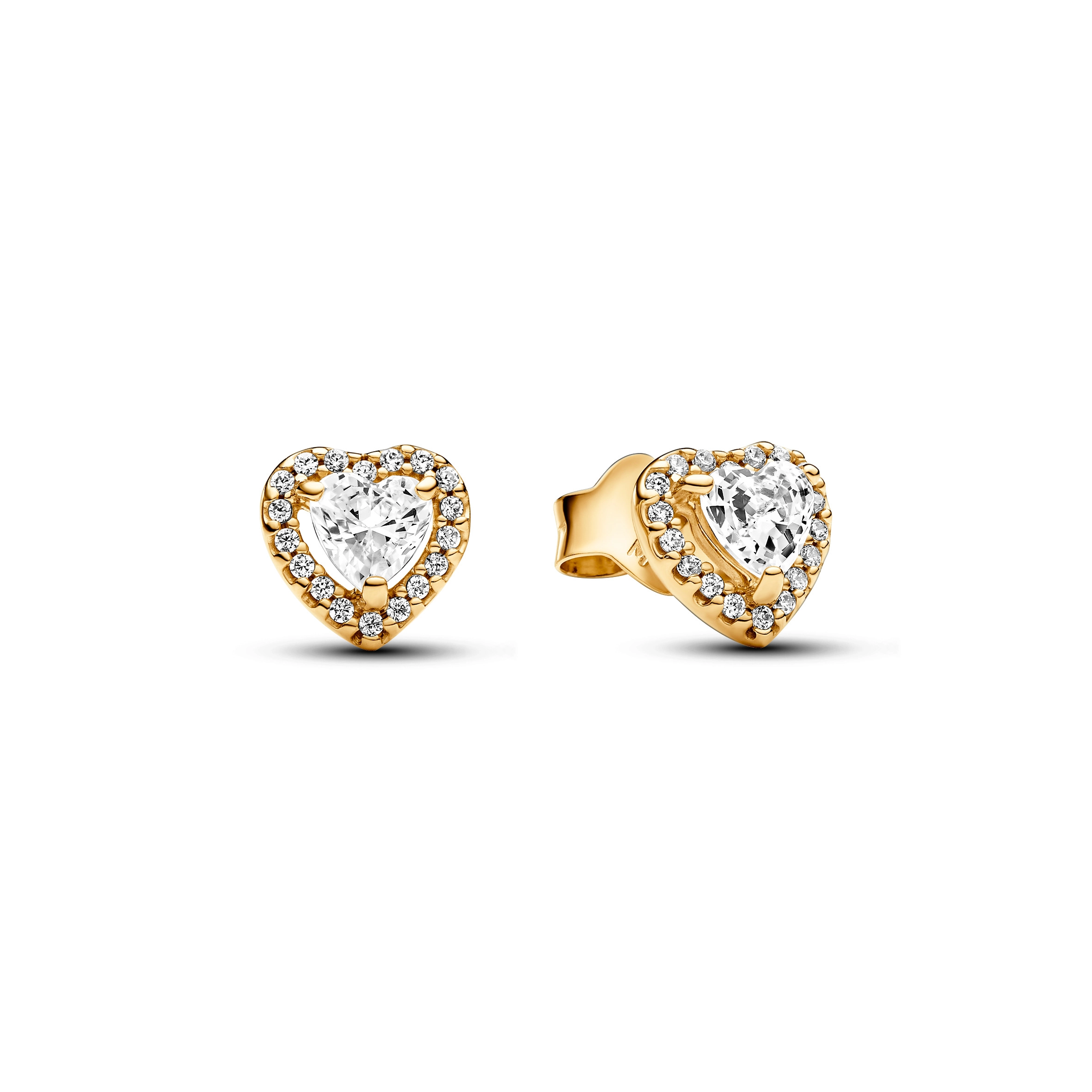 PANDORA Timeless 14K Gold Plated Silver Earring/ 268427C01