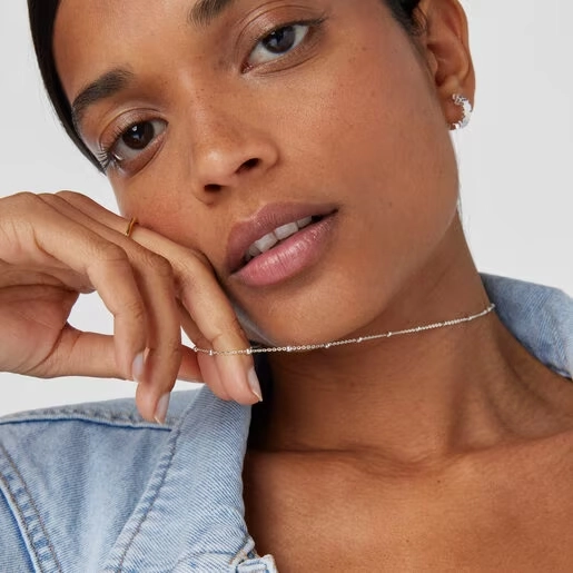 TOUS Silver Necklace/ 211902540