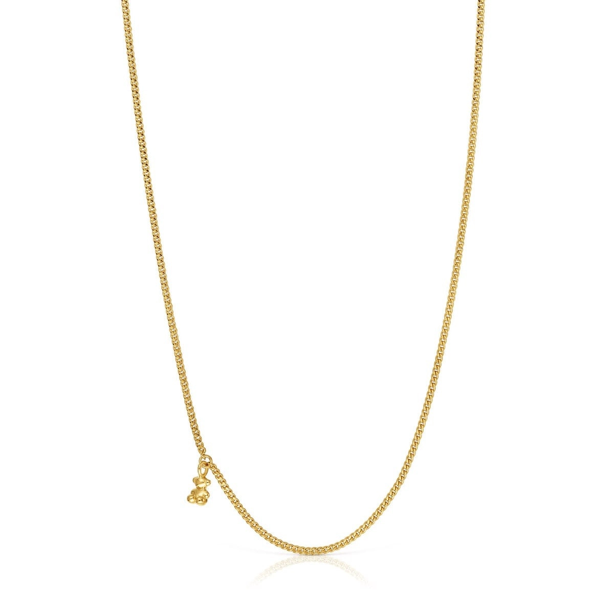 TOUS Серебряное ожерелье с позолотой 18K/311562700