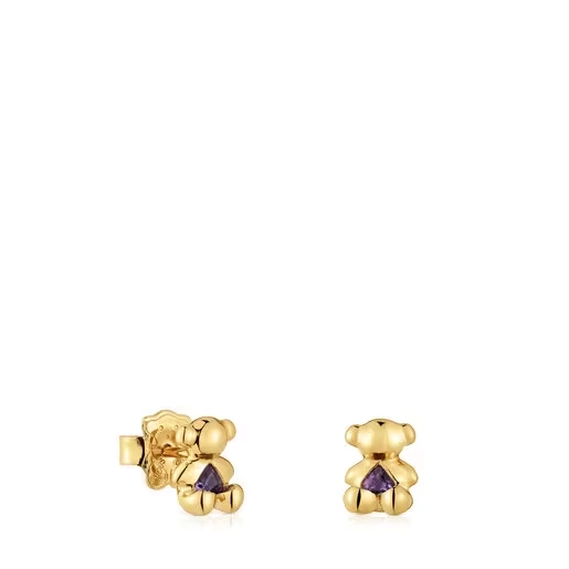 TOUS 18K Gold plated Silver Earring/ 311563560
