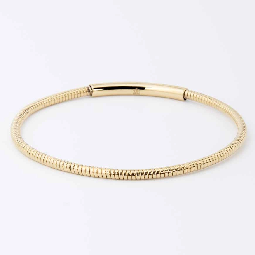 Zag Bijoux 24K Gold Plated Stainless Steel Surgical Bracelet/ SBJ22104-01UNI3