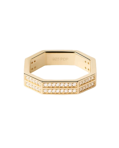 PDPAOLA 18K Gold Plated Silver Ring/ AN01-A06-16