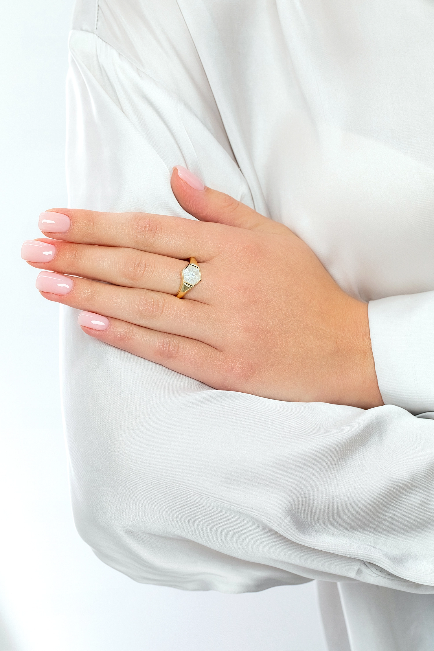 Ania Haie 14K Gold Plated Silver Ring/ R030-04G