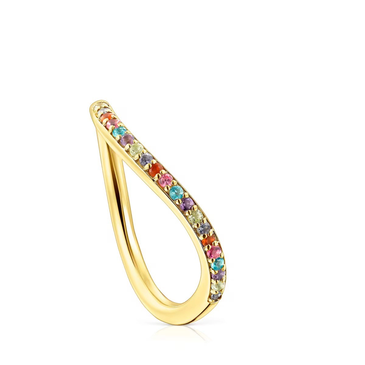 Кольцо TOUS из серебра с 18K позолотой/211435591