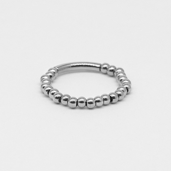 Zag Bijoux Stainless Steel Surgical Ring/ SRR12044-00UNI