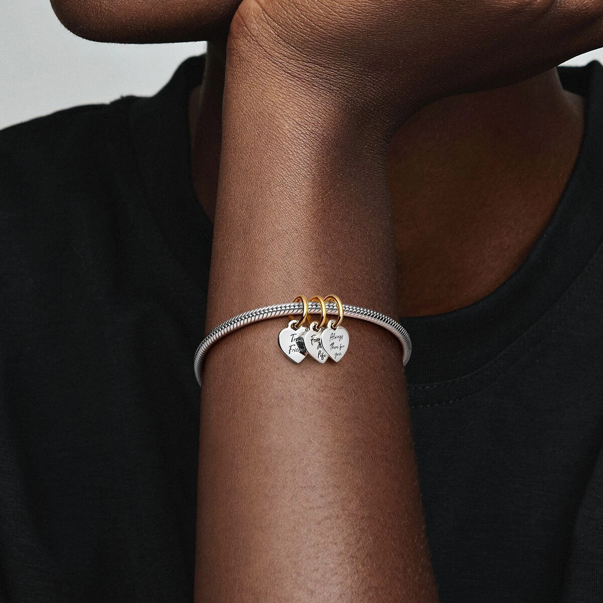 PANDORA Moments 14K Gold Plated Silver Charm/ 762722C00
