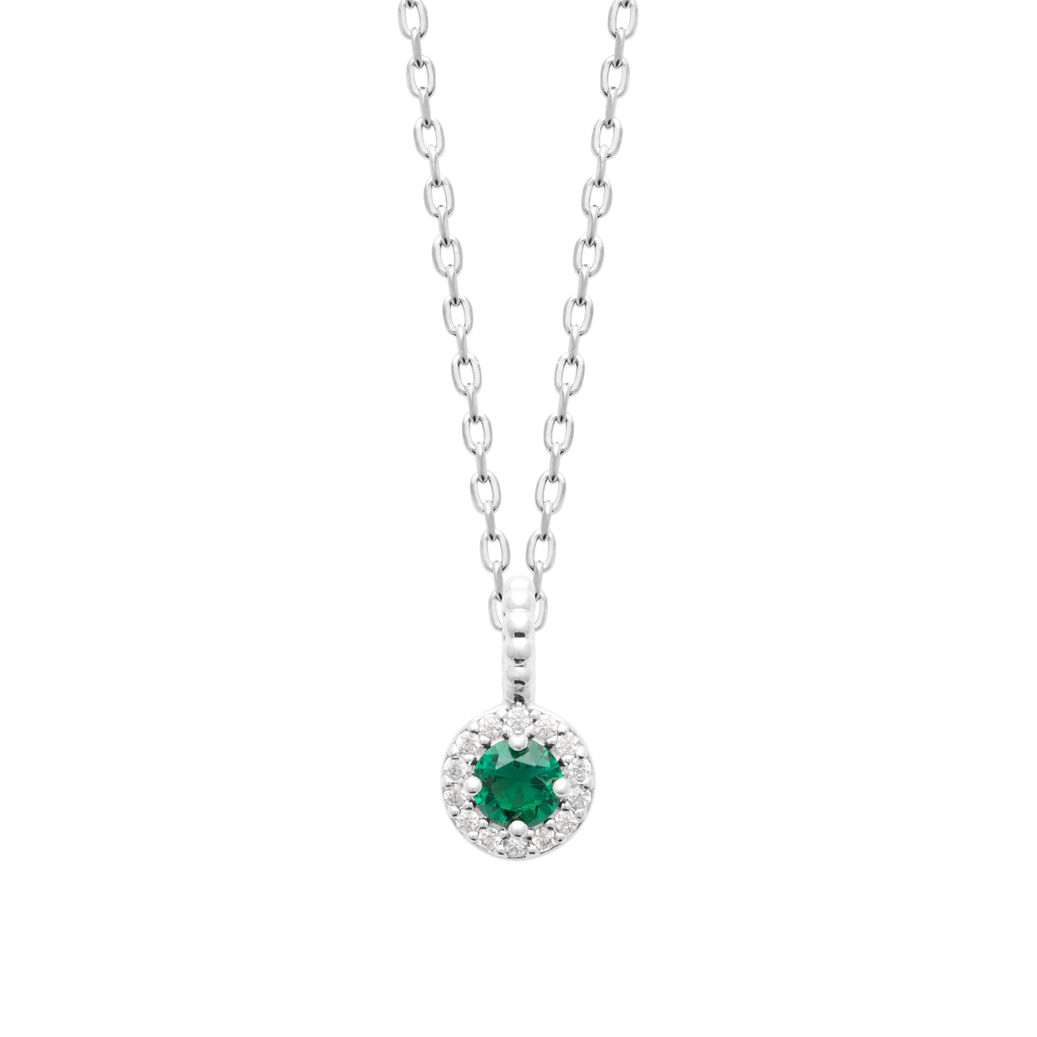L'atelier Précieux Rhodium plated Necklace/87394045