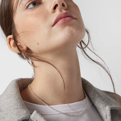 TOUS Silver Necklace/ 511900520