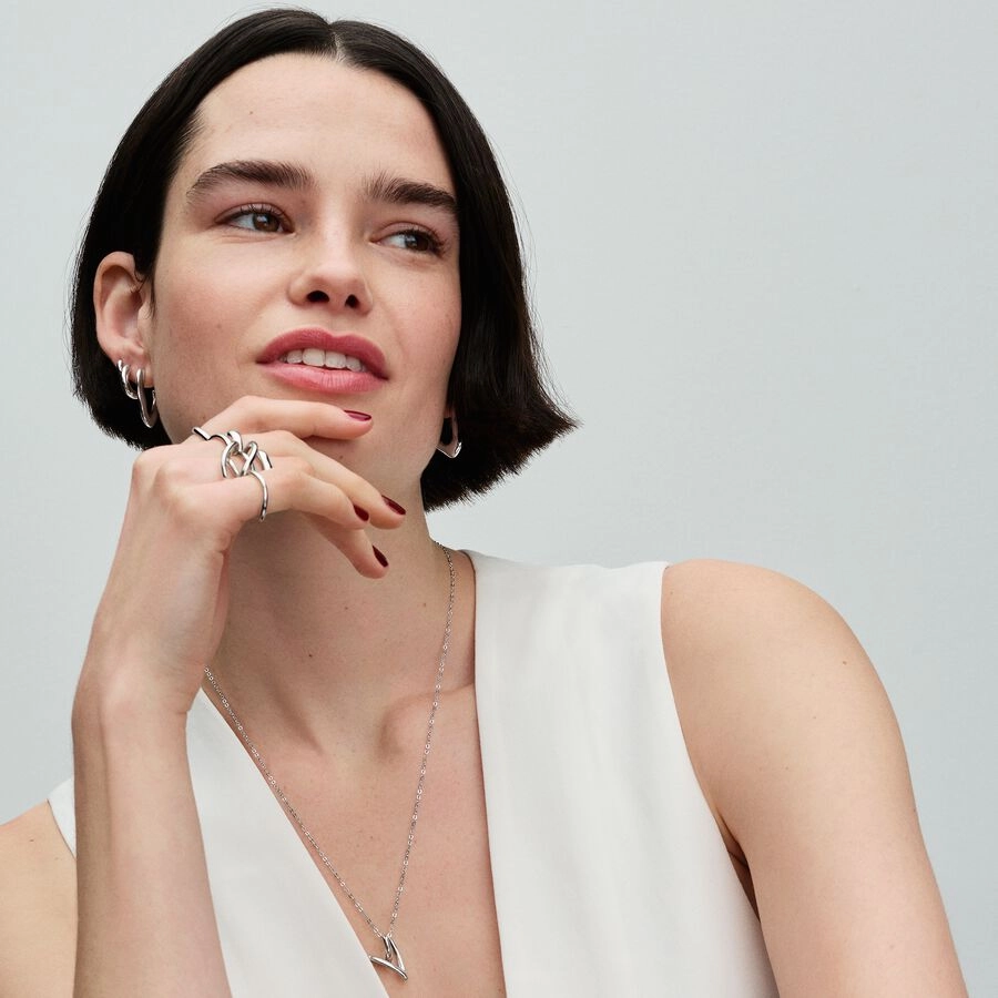 PANDORA Essence Արծաթյա Ականջօղ/ 293286C00