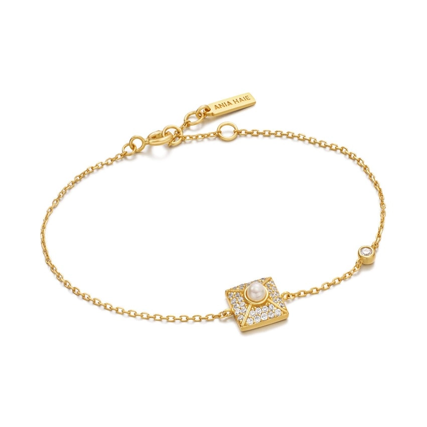Ania Haie 14K Gold Plated Silver Bracelet/ B054-02G