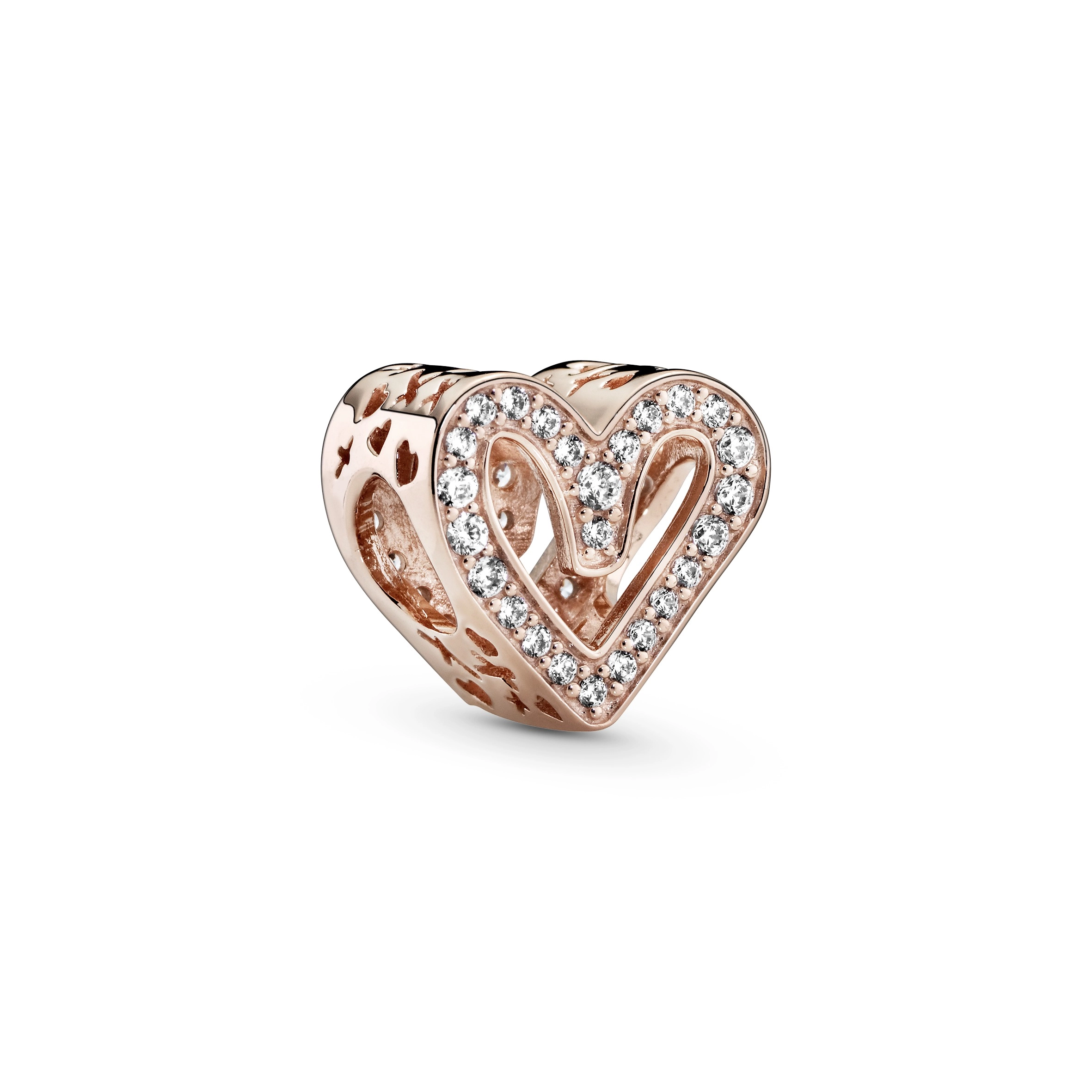 PANDORA Rose 14K Rose Gold Plated Silver Charm/ 788692C01