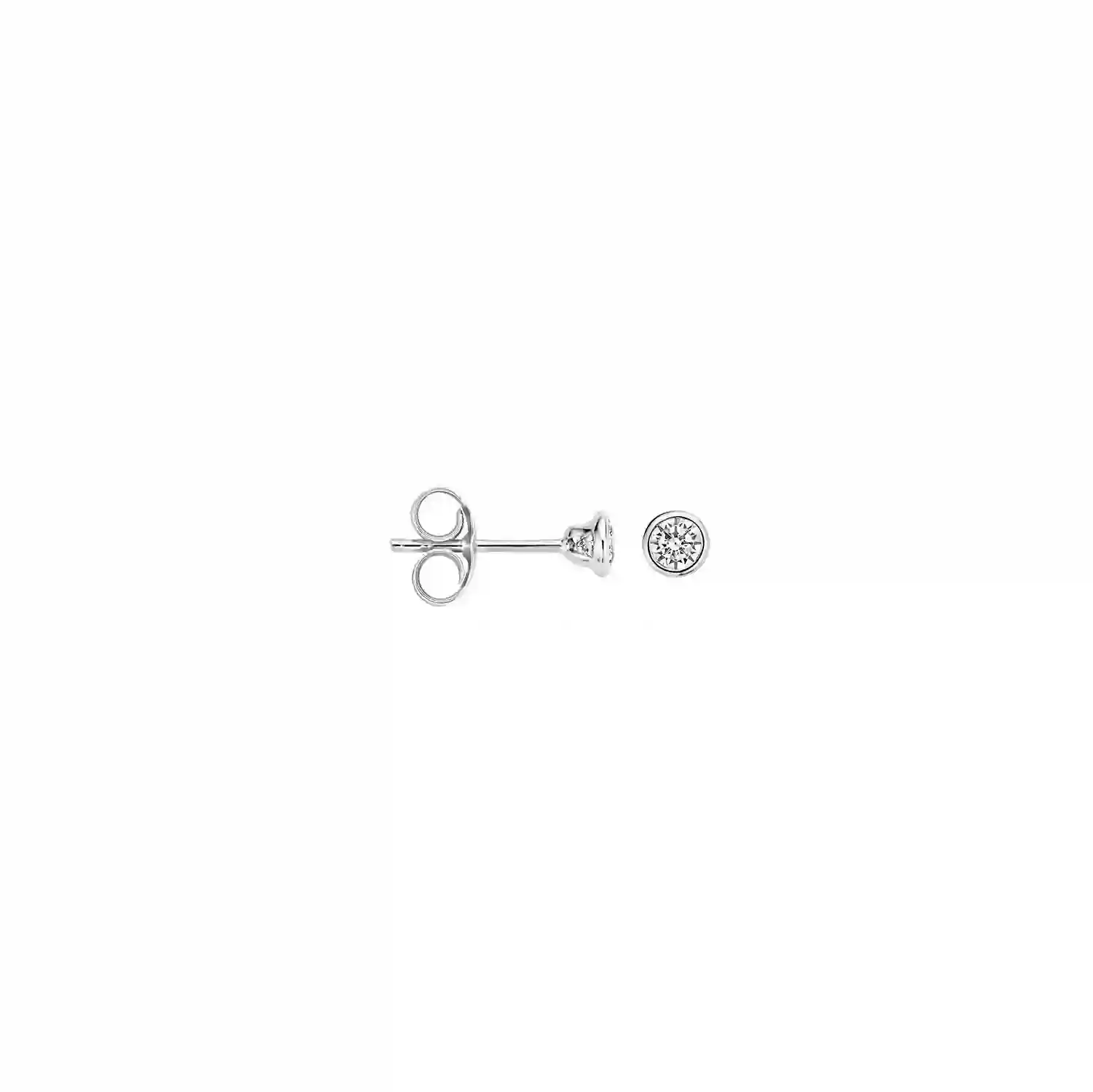 Blush 14K White gold Earring/ 7255WZI