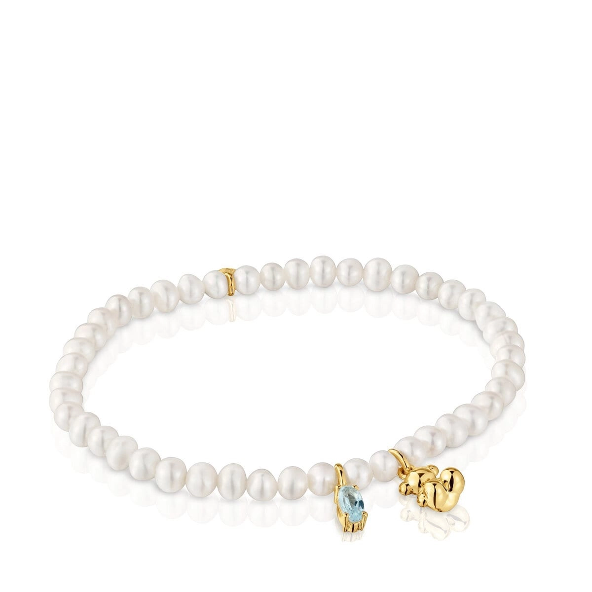 TOUS Серебряный браслет с 18K позолотой/311561640