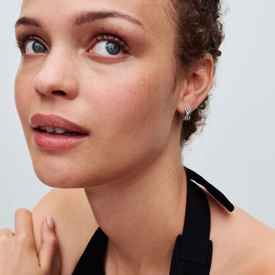 PANDORA Signature серебряные серьги/ 293150C01