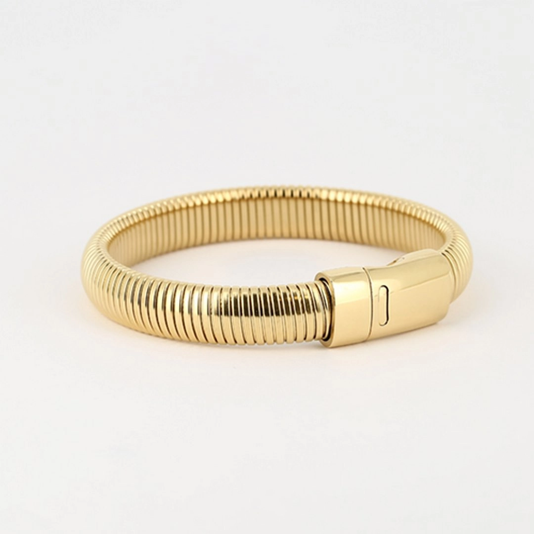 Zag Bijoux 24K Gold Plated Stainless Steel Surgical Bracelet/ SBJ15026-01UNI