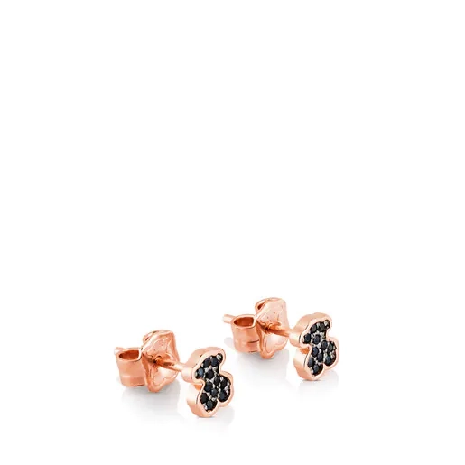TOUS Серебряные серьги с покрытием из розового14K золота /414933500