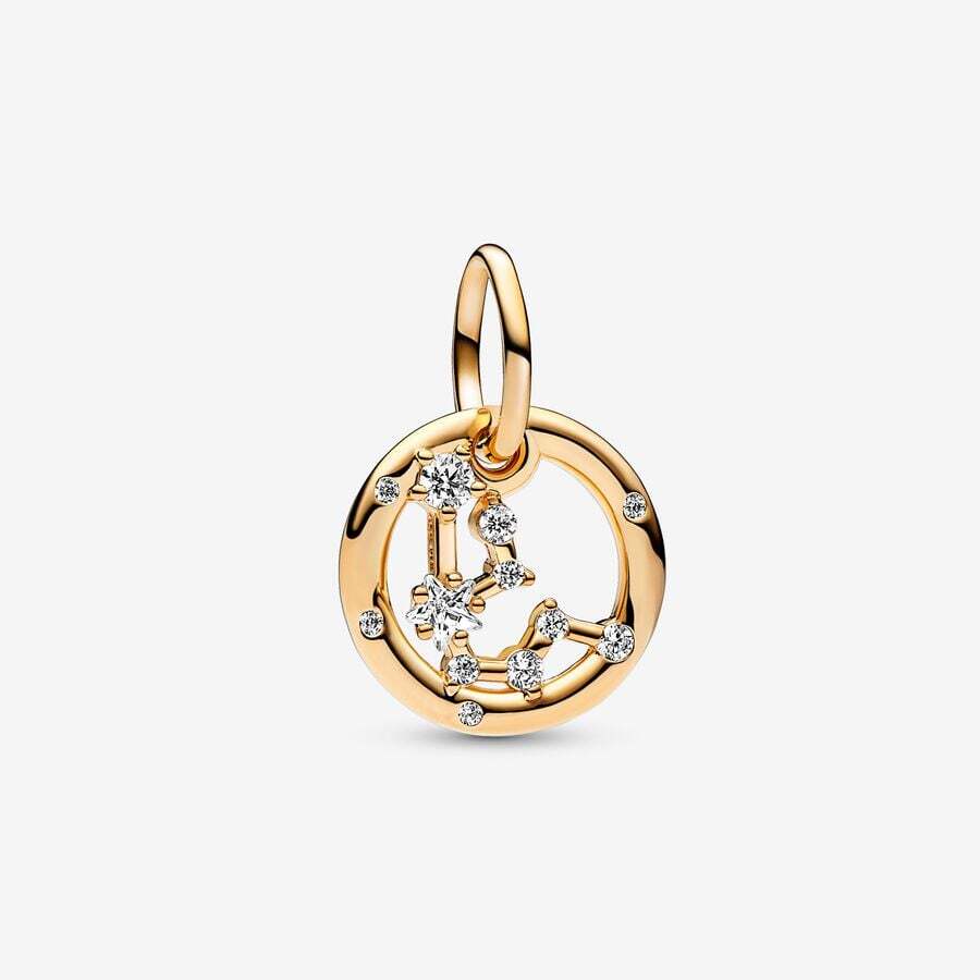 PANDORA Moments 14K Gold Plated Silver Charm/ 762717C01