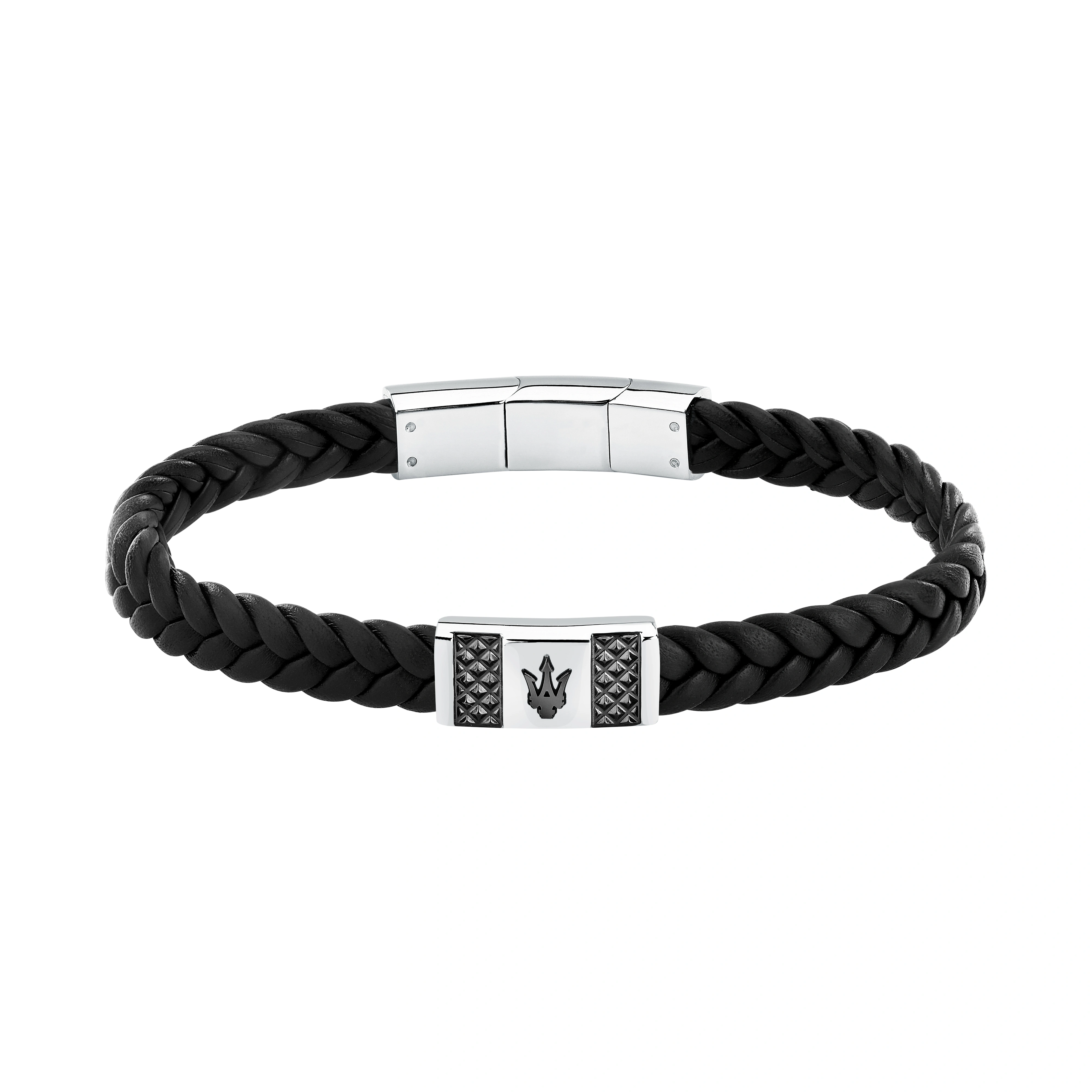 Maserati Leather Bracelet/JM424AVE25
