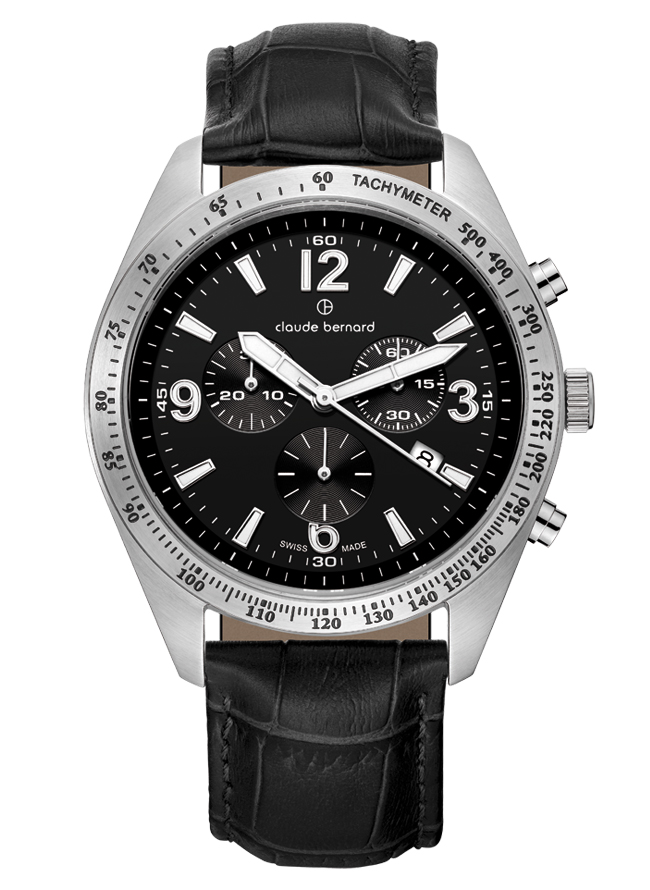 Claude Bernard Men's Wristwatch/ 10247 3C NB Switzerland