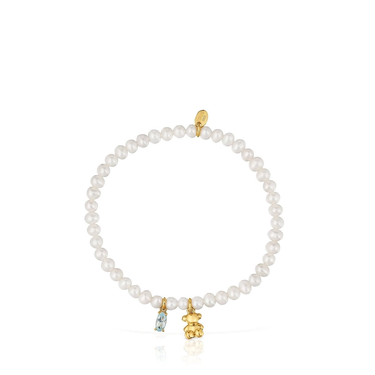 TOUS Серебряный браслет с 18K позолотой/311561640