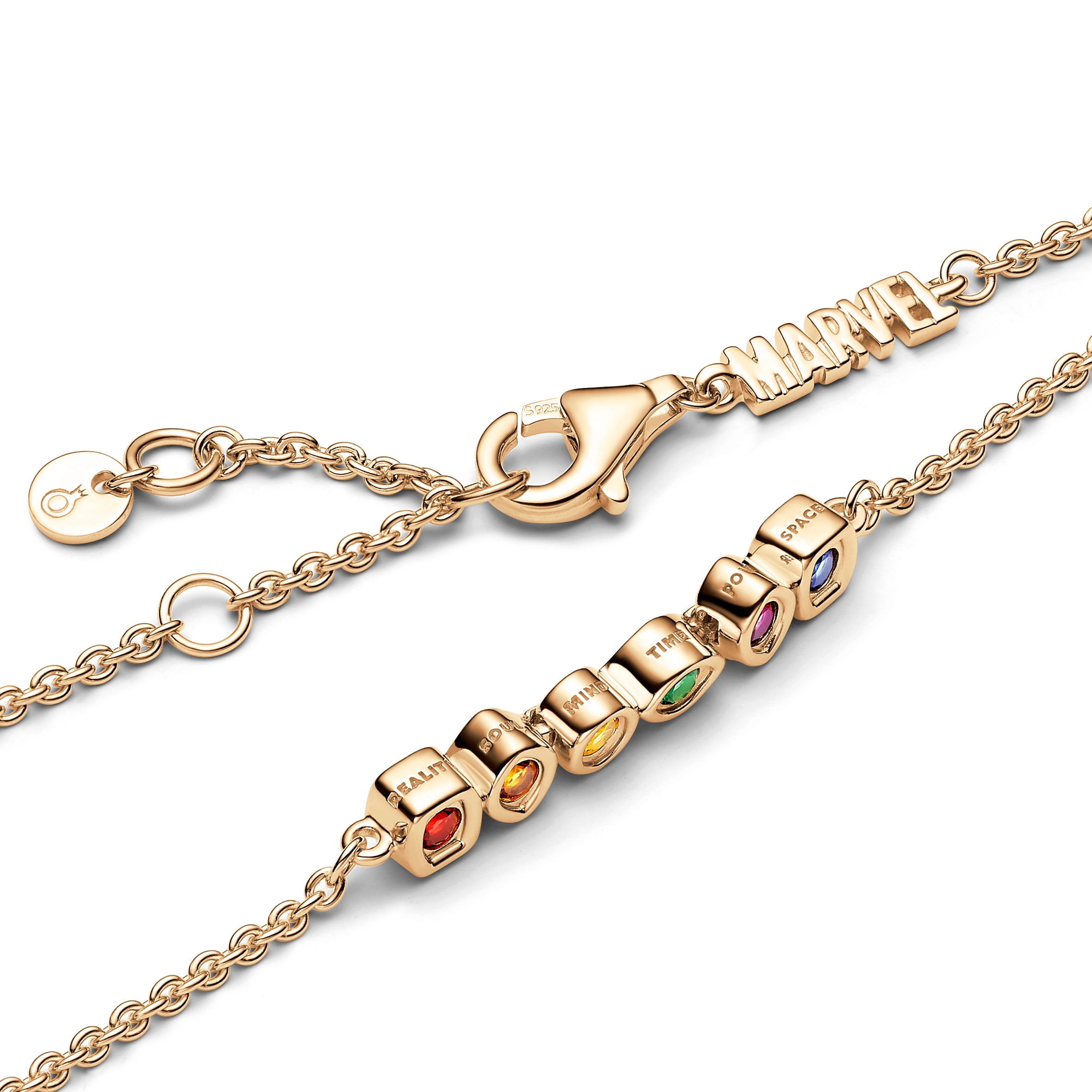 PANDORA Marvel 14K Gold Plated Silver Bracelet/ 562960C01-16