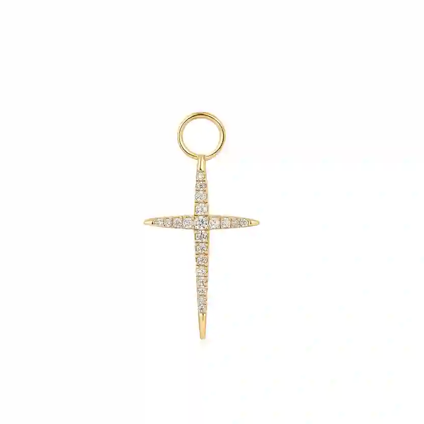 Ania Haie 14K Ոսկեպատ Արծաթյա Չարմ/ EC048-14G