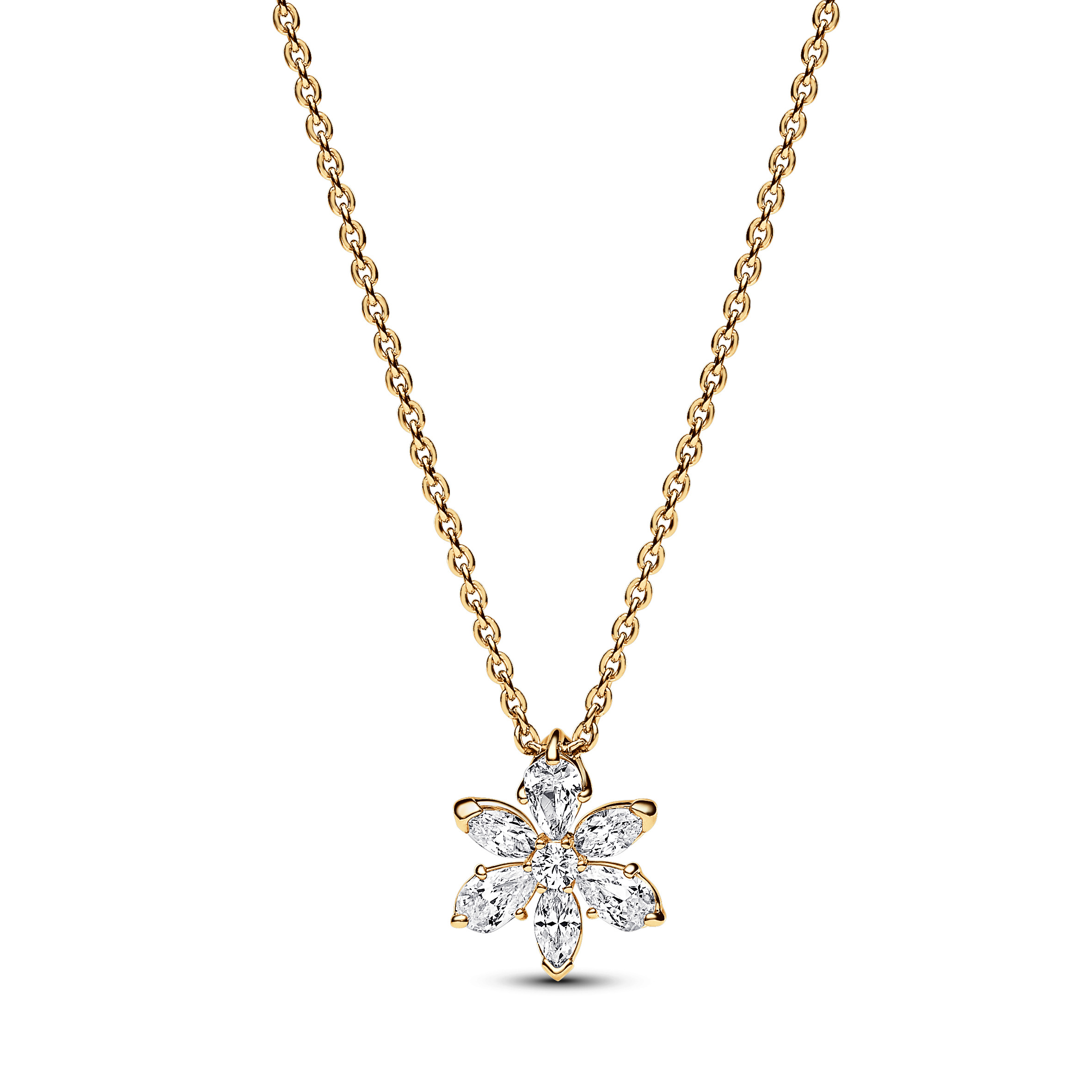 PANDORA Timeless 14K Gold Plated Silver Necklace/ 362387C01-45