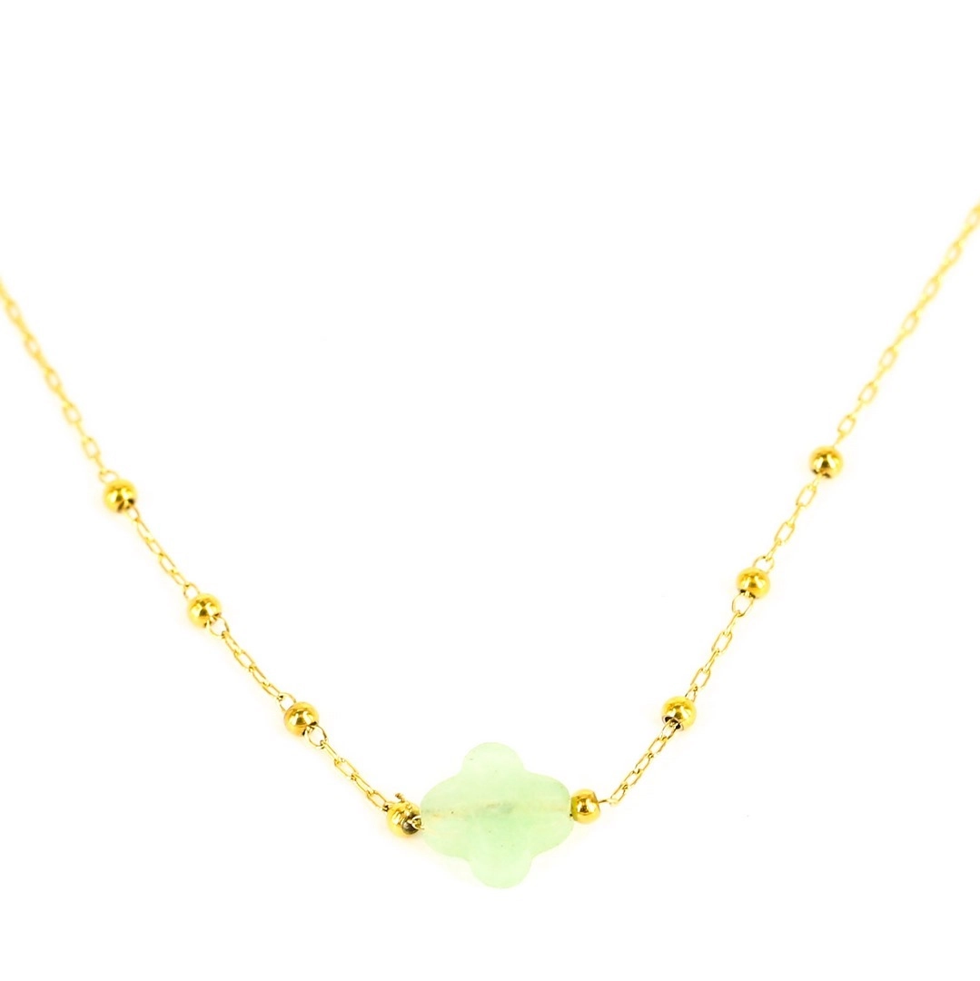 Zag Bijoux 24K Gold Plated Stainless Steel Surgical Necklace/ SNS7970-01LGR