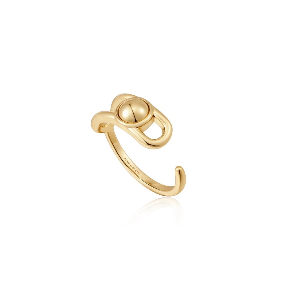 Ania Haie 14K Gold Plated Silver Ring/ R045-02G