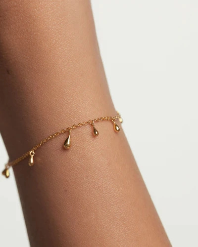 PDPAOLA 18K Gold Plated Silver Bracelet/ PU01-588-U