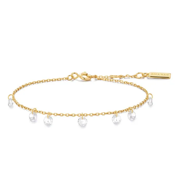 Ania Haie 14K Gold Plated Silver Bracelet/B074-05G