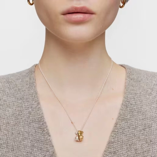 TOUS 18K Gold plated Silver Necklace/ 1004098300
