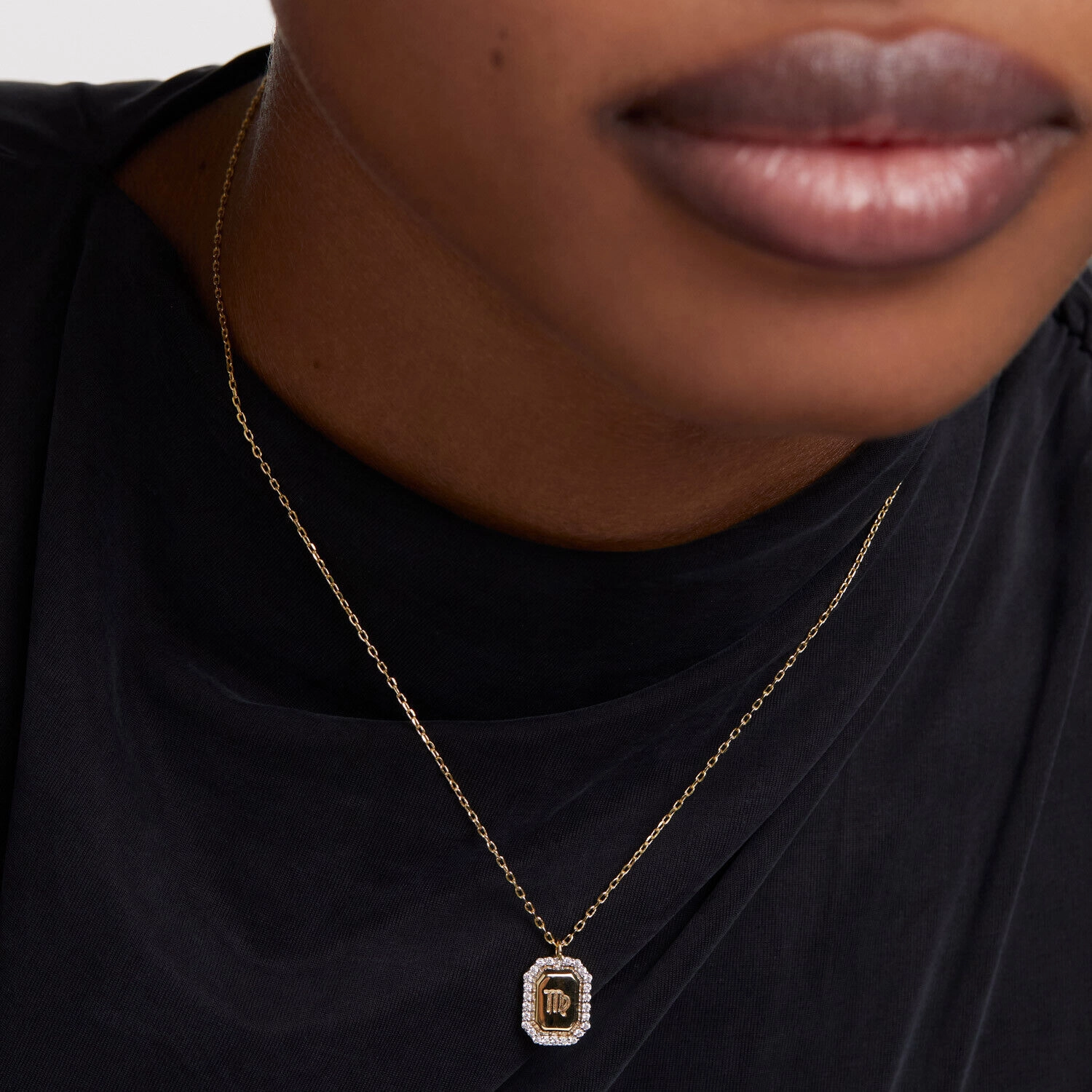 PDPAOLA 18K Gold Plated Silver Necklace / Virgo / CO01-573-U