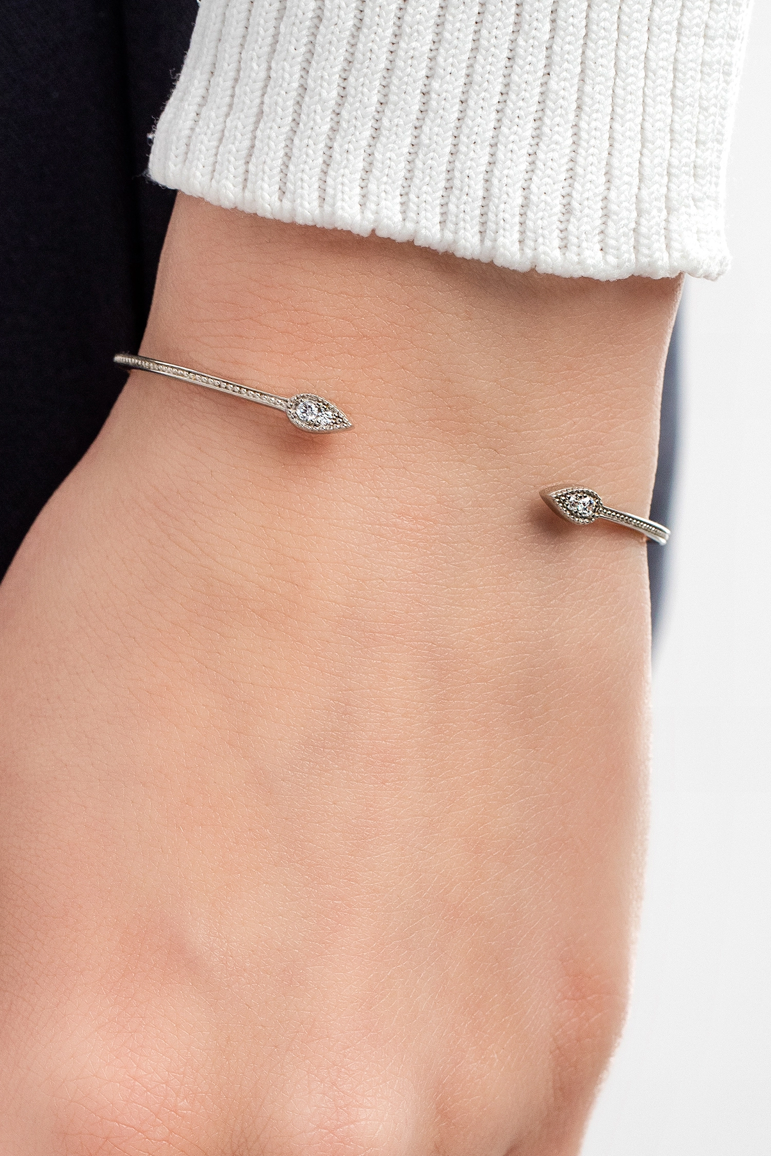 L'atelier Precieux Silver Bracelet/ 87355758
