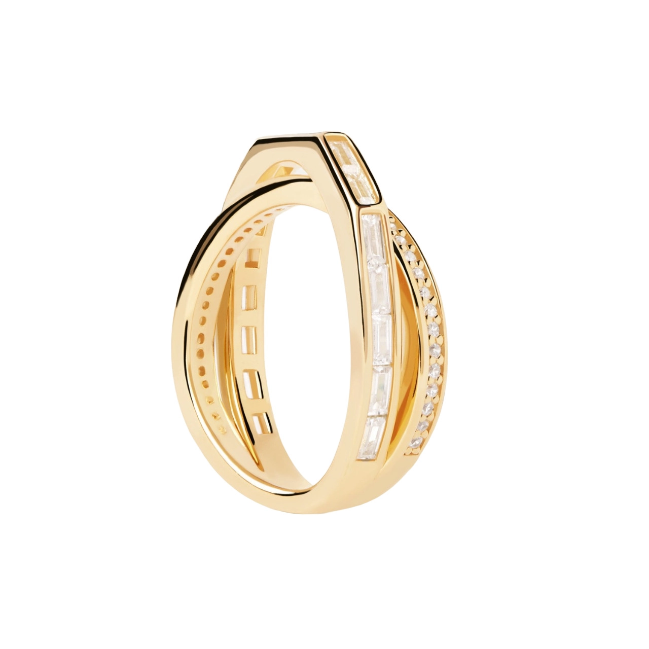 PDPAOLA 18K Gold Plated Silver Ring/ AN01-A10-12
