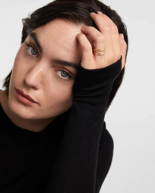 PDPAOLA 18K Gold Plated Silver Ring/ AN01-A11-16