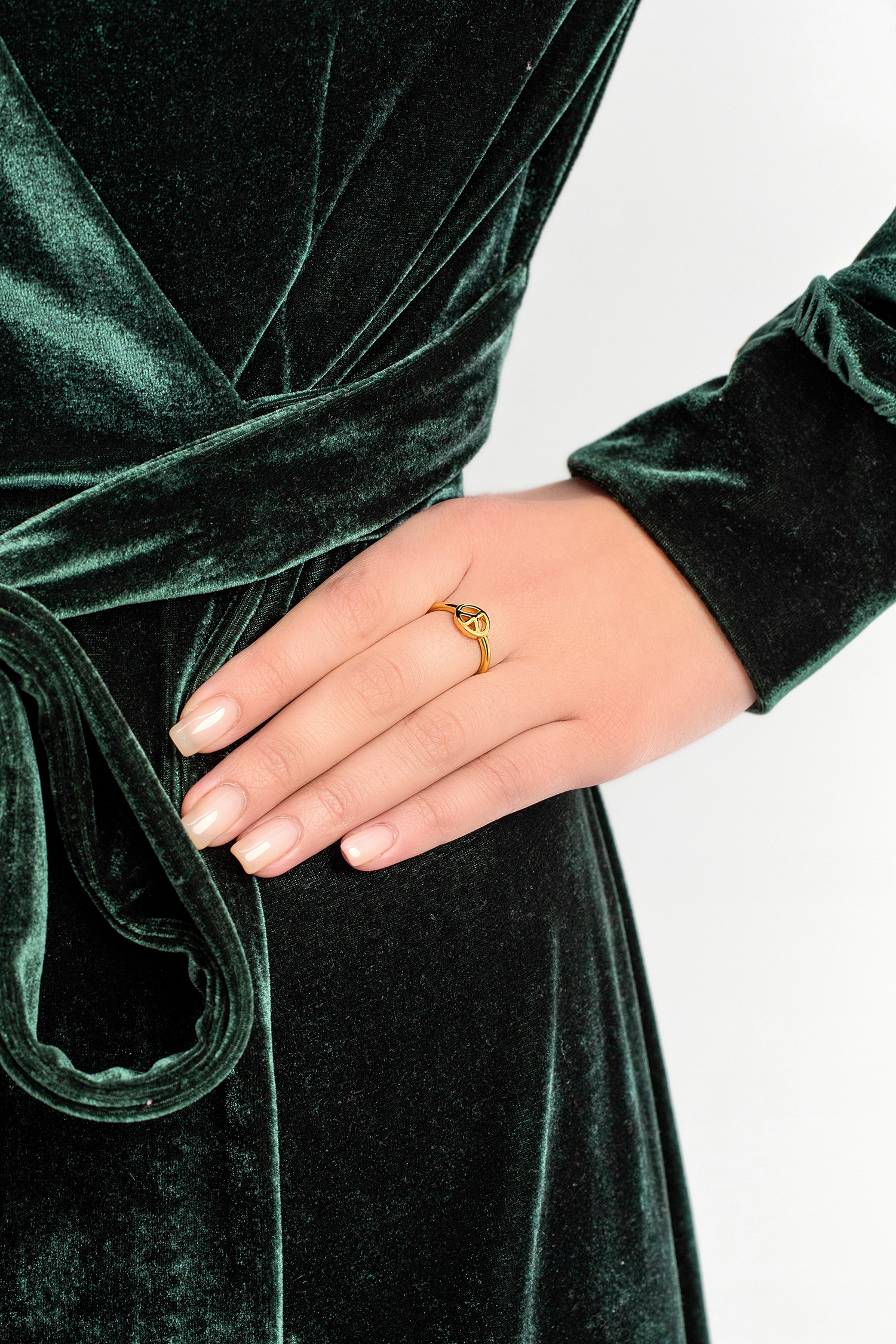 Ti Sento 14K Gold Plated Silver Ring/ 12222SY-52