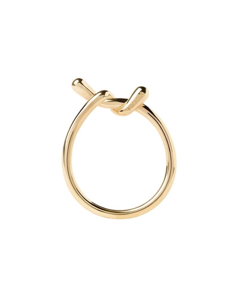 PDPAOLA 18K Gold Plated Silver Ring/ AN01-D23-10