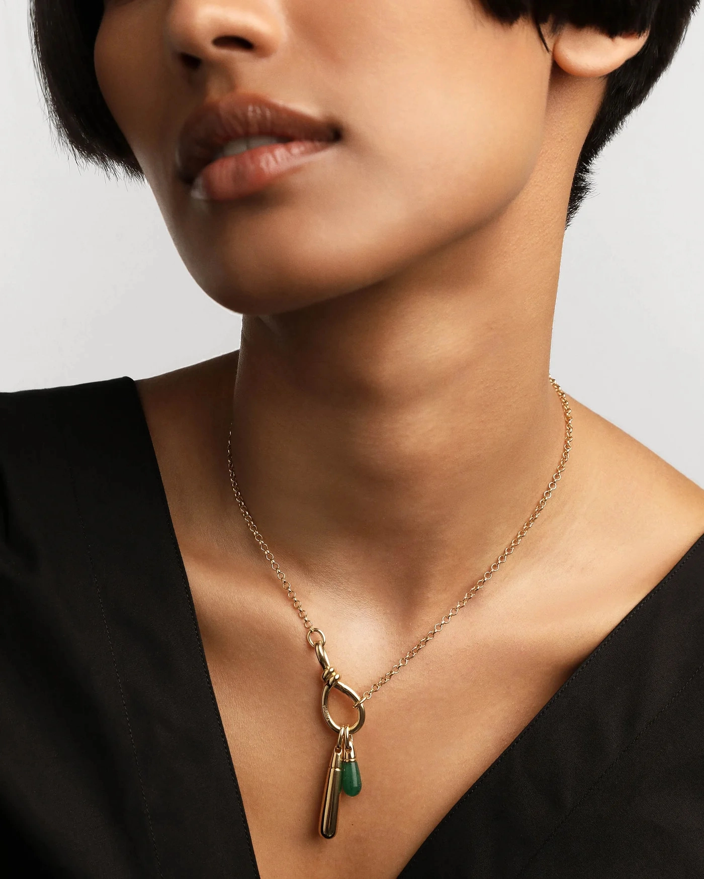 PDPAOLA 18K Gold Plated Silver Pendant/ CO01-791-U