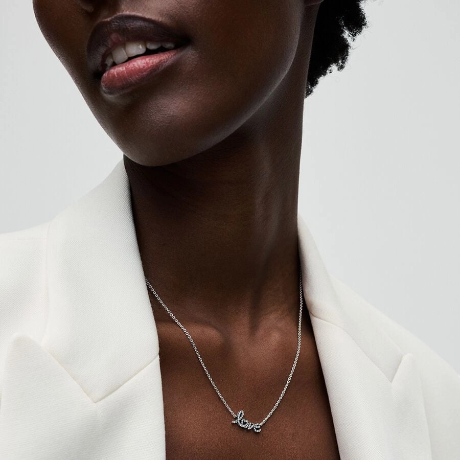 PANDORA Moments Silver Necklace/ 393076C01-45